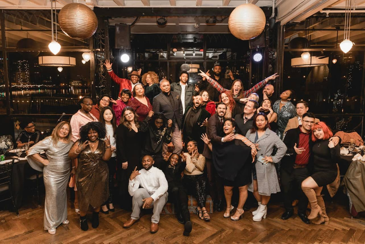 Employees team photo
